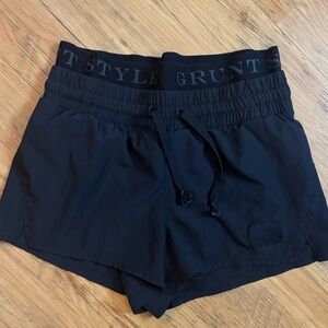 Grunt Style Hybrid Athletic Gym Girl Shorts Sz M Black